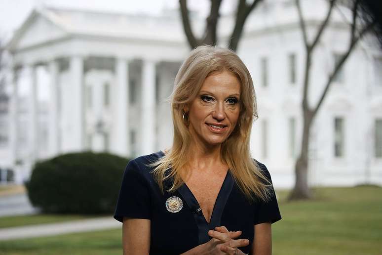 Kellyanne Conway é uma alta conselheira do governo de Donald Trump