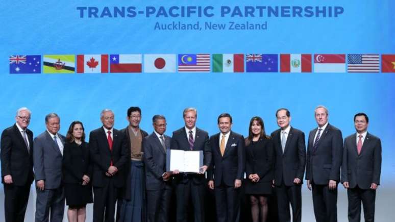 As negociações que levaram à assinatura do TPP demoraram cinco anos e foram concluídas em 2016. 