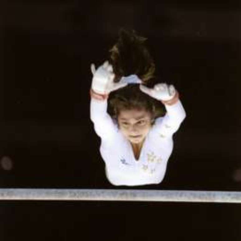 Dominique Moceanu ganhou uma medalha ol&iacute;mpica para os EUA nos Jogos de Atlanta, em 1996