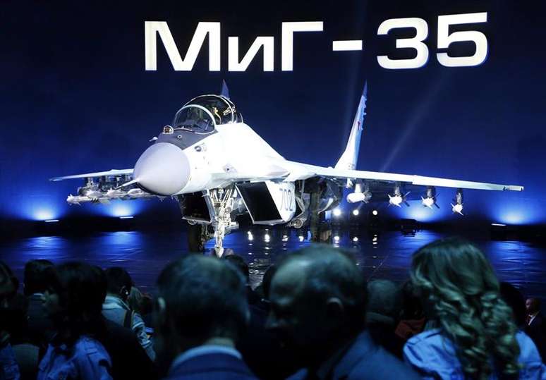 Caça russo Mig-35 é apresentado em Moscou