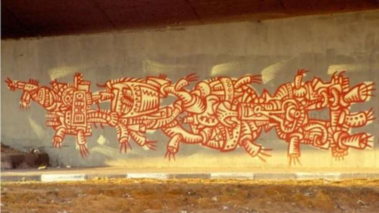 Prades, membro de um dos primeiros grupos de grafiteiros do Brasil, diz que experiência era &#034;catarse&#034;