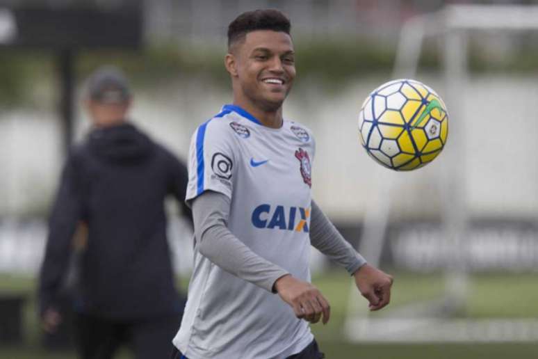 Atacante tem um jogo pelo Corinthians e fica no banco diante da Caldense nesta quarta (Foto: Agencia Corinthians)