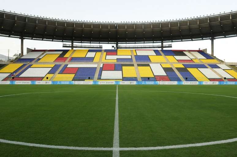 O Estádio Kleber Andrade, localizado em Cariacica e um dos que recebem os principais jogos do Campeonato Capixaba