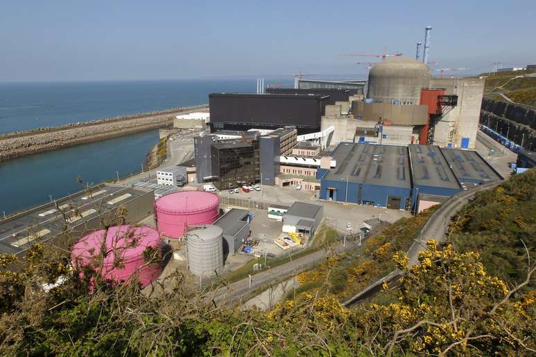 Vista geral da usina nuclear de Flamanville, na França (foto de arquivo)
