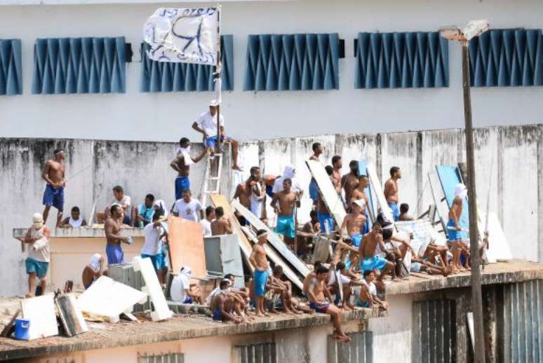 Penitenciária Estadual de Alcaçuz, em Natal, onde 26 detentos foram assassinados 