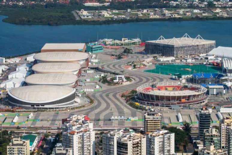 Parque Olímpico recebeu o 'Gigantes da Praia' este ano (Crédito: Reprodução/TV Globo)