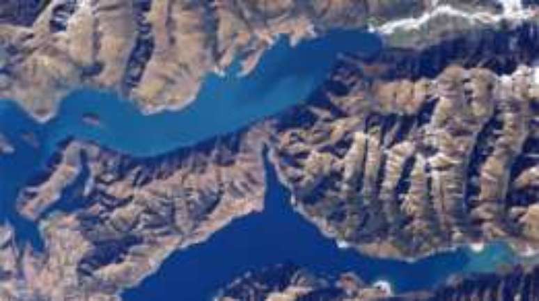 Nova Zelândia, que faria parte do novo continente, vista do espaço em foto feita no ano passado pelo astronauta britânico Tim Peake