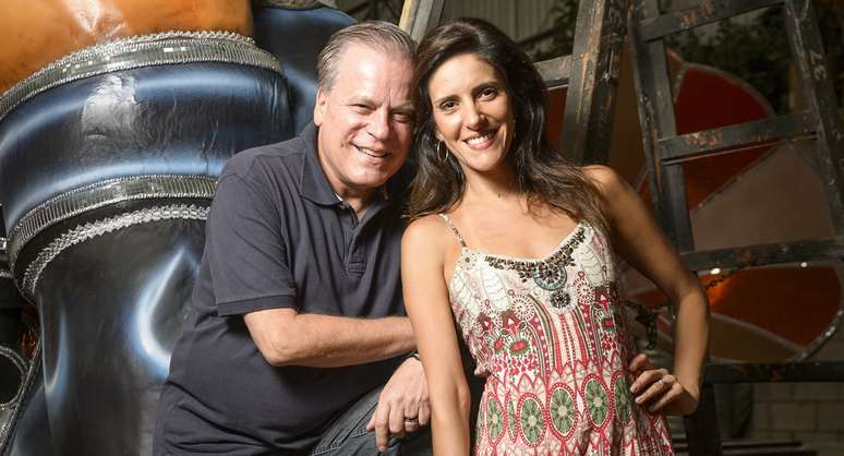 Chico Pinheiro e Monalisa Perrone t&ecirc;m entrosamento impec&aacute;vel na transmiss&atilde;o dos desfiles de S&atilde;o Paulo