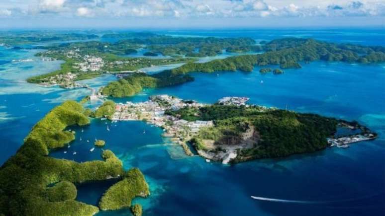 É fácil entender o atrativo turístico de Palau 