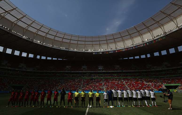 Estádio Mané Garrincha, em Brasília, durante partida da Copa do Mundo de 2014