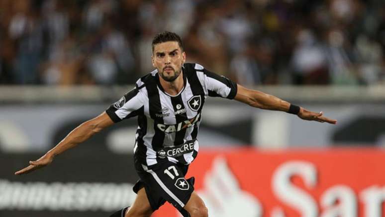 Rodrigo Pimpão marcou nos dois últimos jogos do Botafogo na Libertadores (Foto:Satiro Sodré/SSPress/Botafogo)