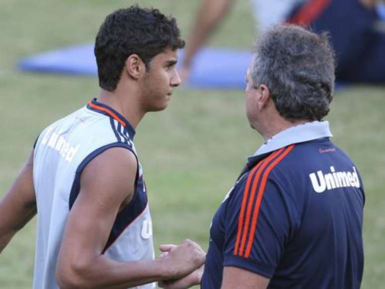 Michael e Abel Braga trabalharam juntos no Fluminense (Foto: Reprodução)