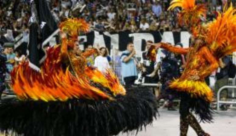 Escola de Samba Gavi&otilde;es da Fiel no desfile do ano passado