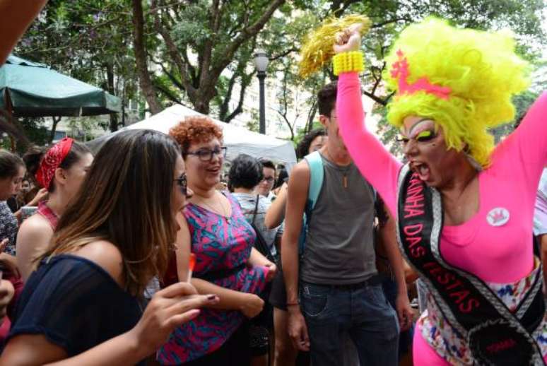 O Bloco MinhoQueens estreou no Carnaval de rua paulistano no ano passado