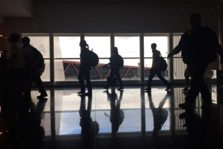 Movimento de passageiros no Aeroporto Internacional de Brasília