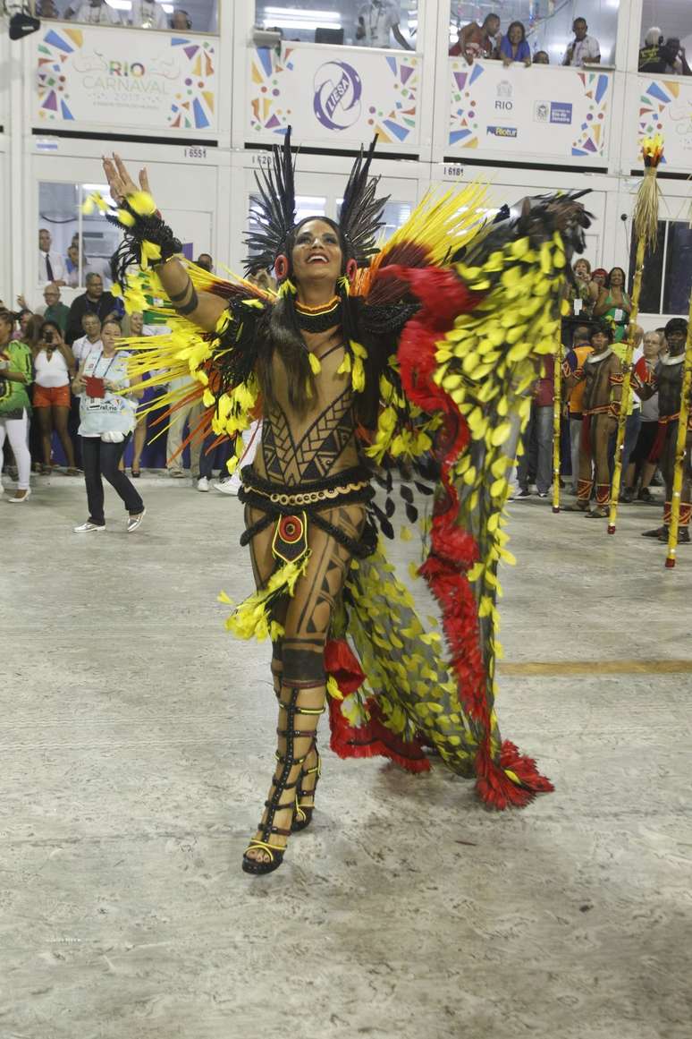 Luiza Brunet, musa da Imperatriz Leopoldinense