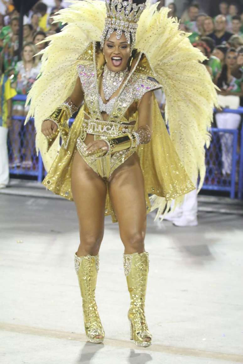 Juliana Alves, rainha de bateria da Unidos da Tijuca