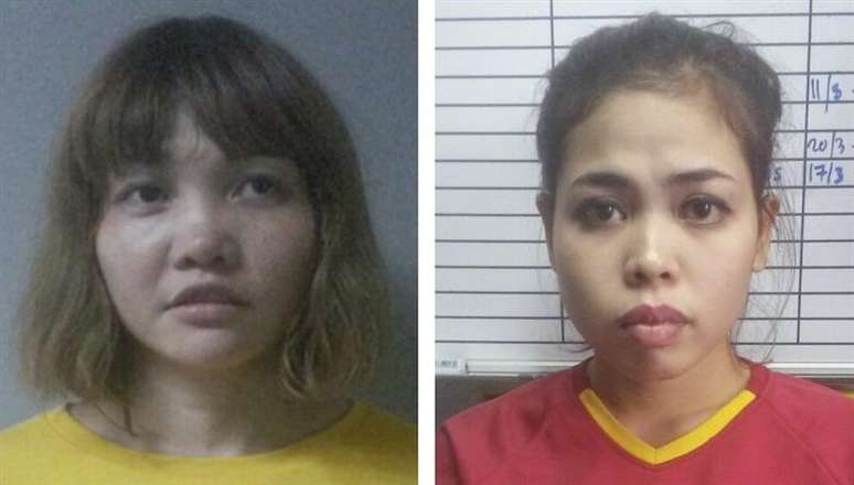 As suspeitas, a indonésia Siti Aisha e a vietnamita Doan Thi Huong, foram detidas depois que atacaram a vítima no dia 13 de fevereiro no aeroporto de Kuala Lumpur, a capital da Malásia, com o agente nervoso VX, que causou sua morte minutos depois.