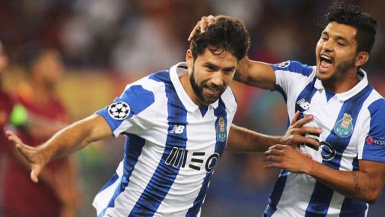 Felipe (à esquerda) chegou ao Porto em junho de 2016 (Foto: Reprodução/ESPN)