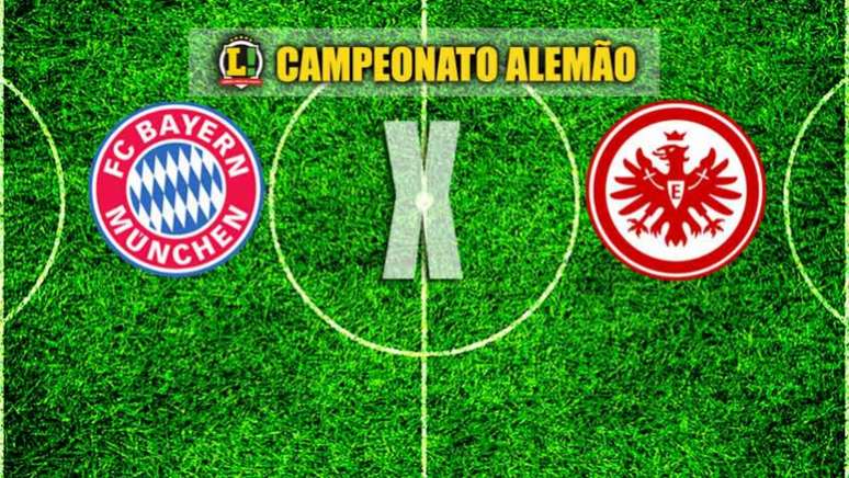 Bayern de Munique e Eintracht Frankfurt medem forças pelo Alemão (Foto: Montagem / LANCE!)