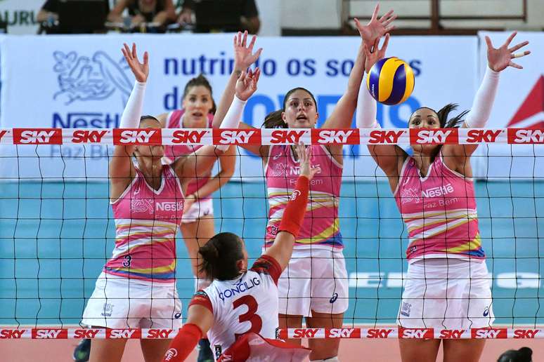 Vôlei Nestlé/Osasco vence Genter Vôlei Bauru por 3 sets a 1 fora de casa