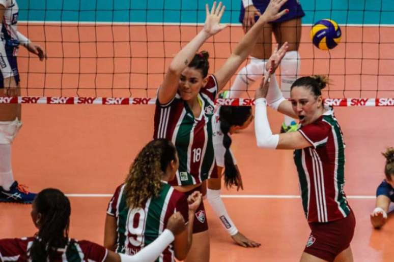 Fluminense encara o Vôlei Nestlé nesta quinta-feira pelas quartas da Superliga (Foto: Bruno Miani/Inovafoto/CBV)