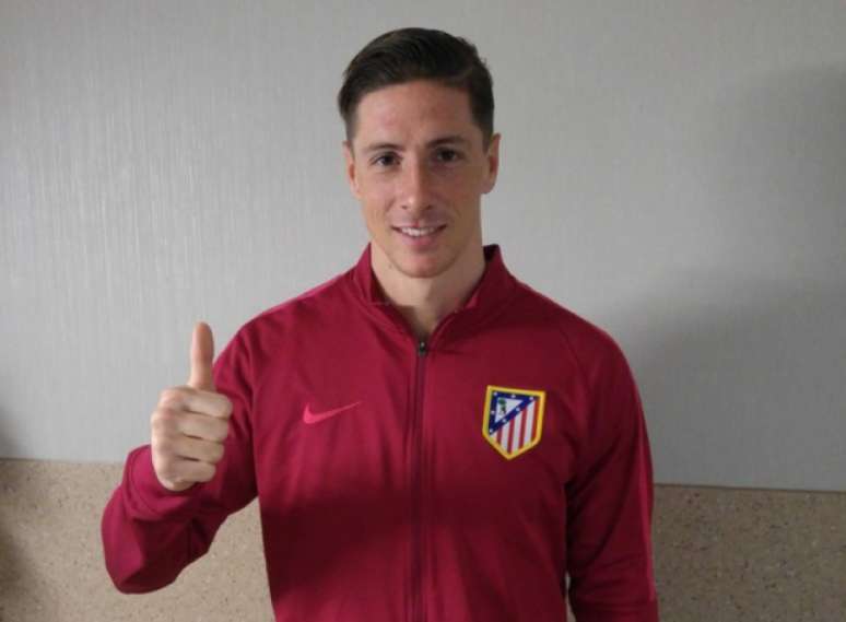Fernando Torres tem vínculo até junho deste ano (Foto: Divulgação / Site oficial do Atlético de Madrid