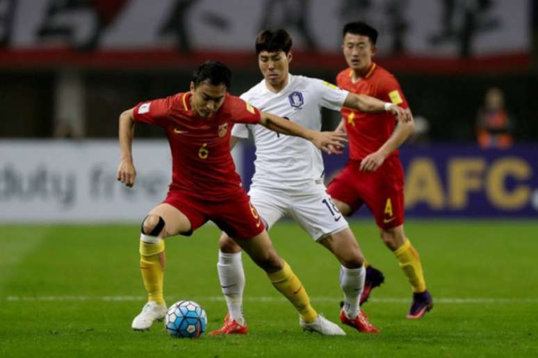 China alcançou a primeira vitória nas Eliminatórias (Foto: STR / AFP)
