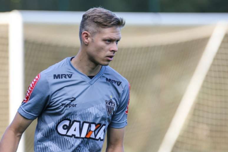 Marlone participou do seu primeiro treinamento na Cidade do Galo (Foto: Bruno Cantini/Atlético-MG)