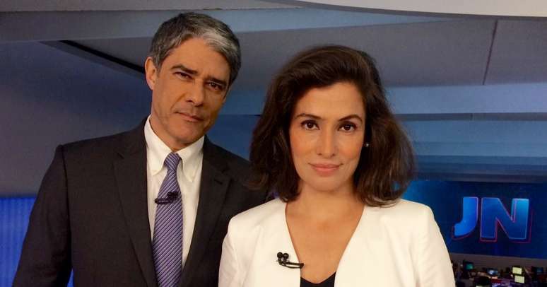 William Bonner e Renata Vasconcellos, âncoras do 'Jornal Nacional'