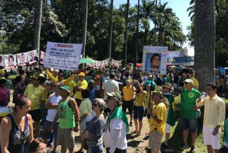 Protesto a favor da Lava Jato em Belo Horizonte 