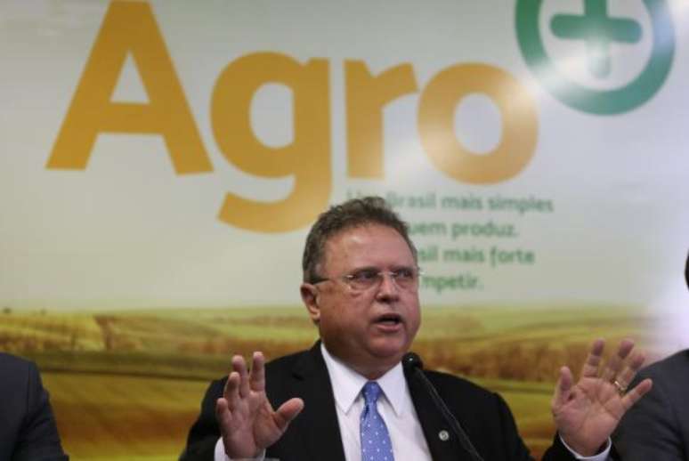 O ministro da Agricultura, Blairo Maggi, apresenta relatório produzido pela força-tarefa do ministério sobre a Operação Carne Fraca 