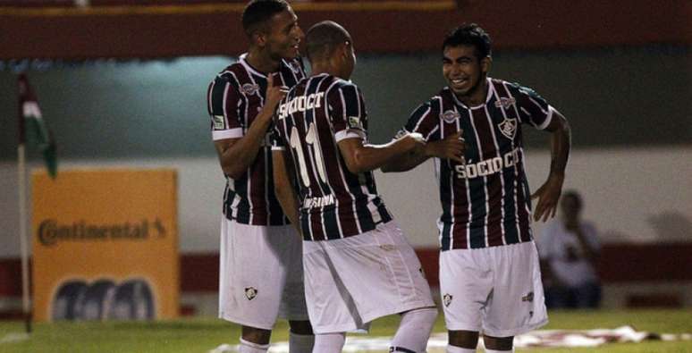 Sornoza, Richarlison e Wellington Silva somam 15 gols na temporada (Foto: Nelson Perez/Fluminense F.C.)