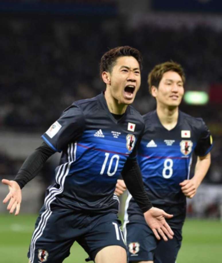 Kagawa, destaque do Japão, abriu o marcador nesta terça (Foto: KAZUHIRO NOGI / AFP)