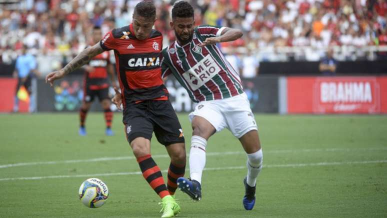 Fla e Flu já se enfrentaram uma vez em 2017: empate em 3 a 3 no Nilton Santos (Foto: Fernando Soutello/AGIF)