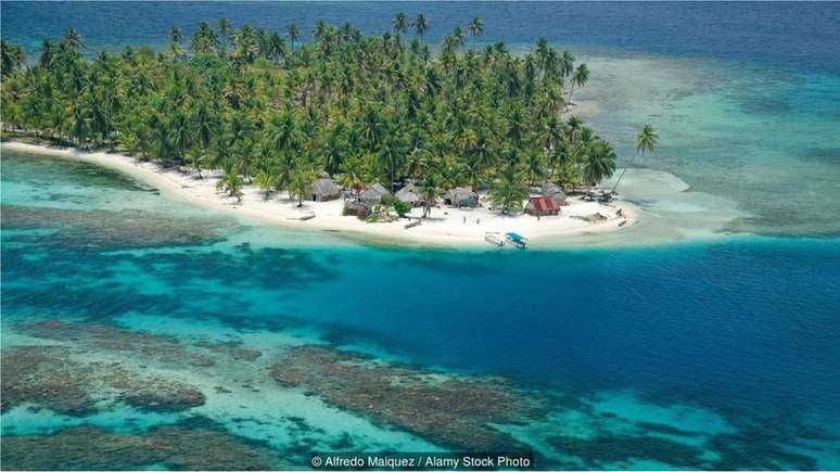Mais de 350 ilhas formam o arquipélago de San Blas