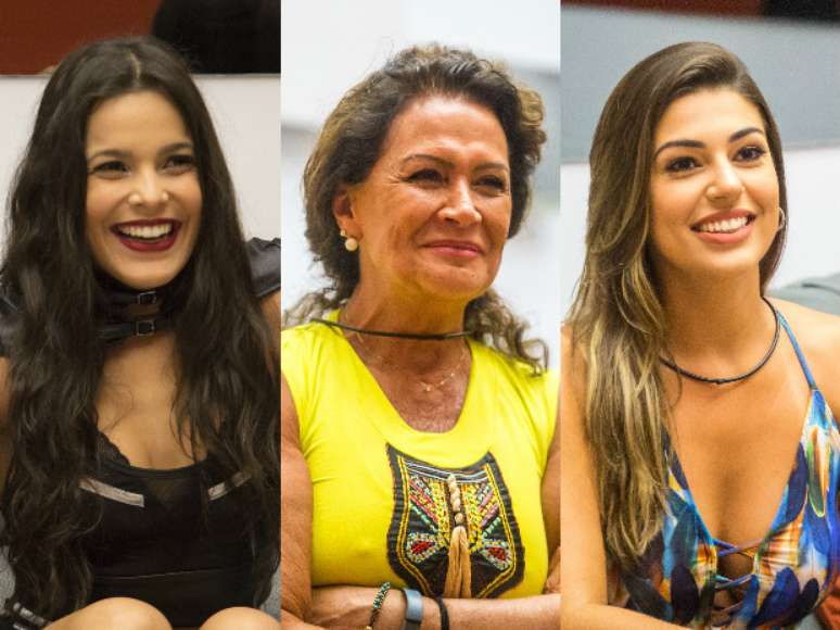 Finalistas do 'BBB17': Emilly, Ieda e Vivian