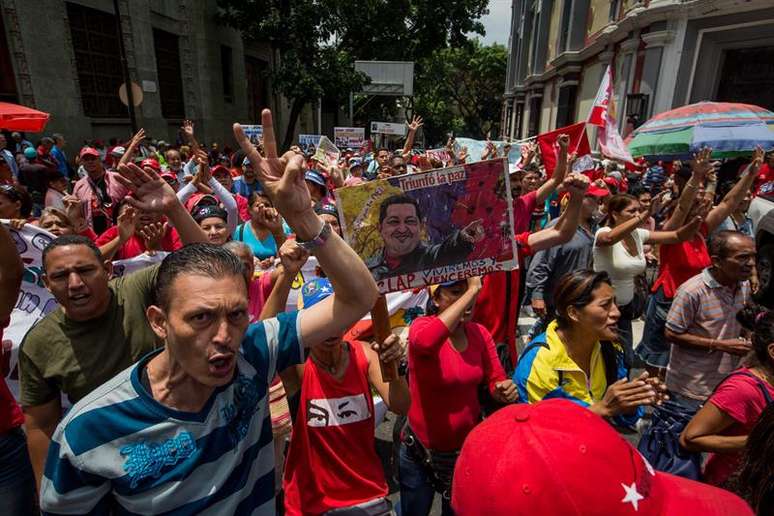 Manifestação na Venezuela