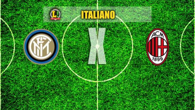 Inter e Milan duelam pela 32ª rodada do Italiano (Foto: Montagem / LANCE!)