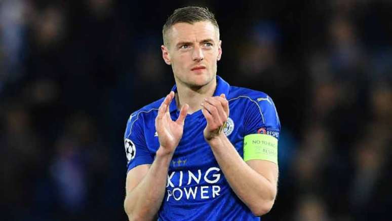 Vardy marcou o gol do Leicester (Foto: AFP)