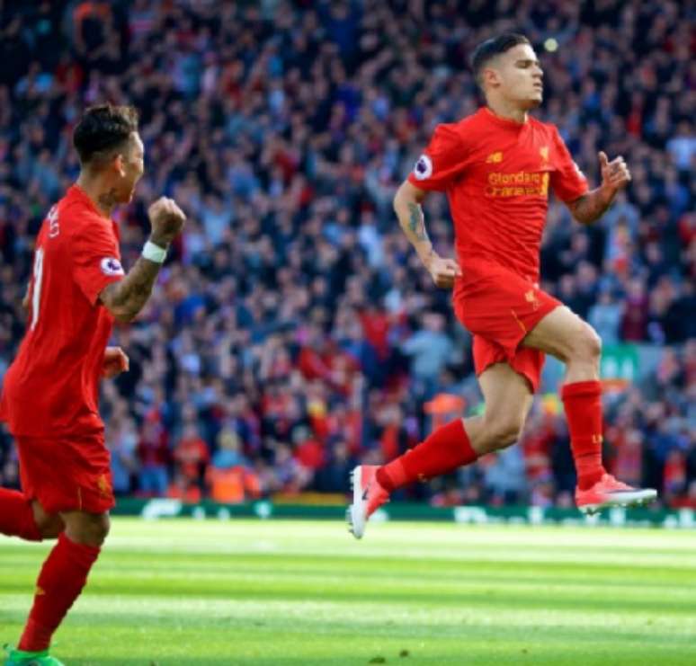 Coutinho marcou pelo Liverpool neste domingo (Foto: PAUL ELLIS / AFP)