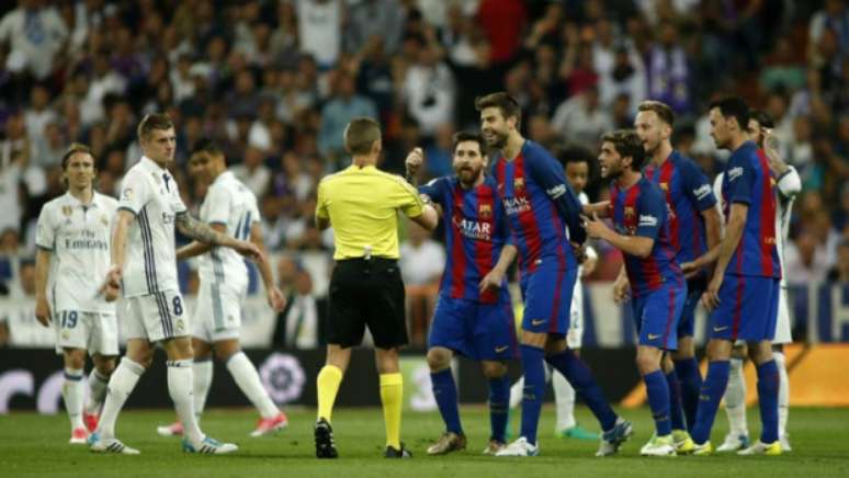 Barcelona venceu o Real Madrid (Foto: AFP)