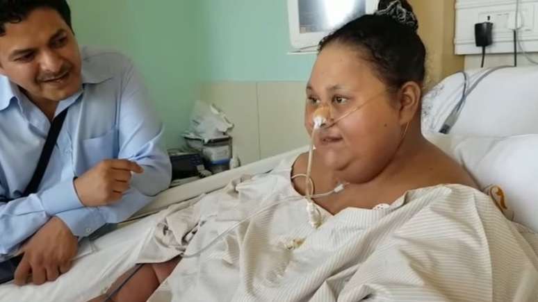Eman Abd El Aty estaria pesando cerca de 250 kg, mas irmã contesta perda de peso apontada por hospital