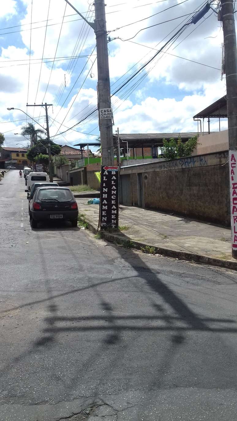 Curva da rua Monsenhor João Martins, que levaria o taxista a outra dimensão