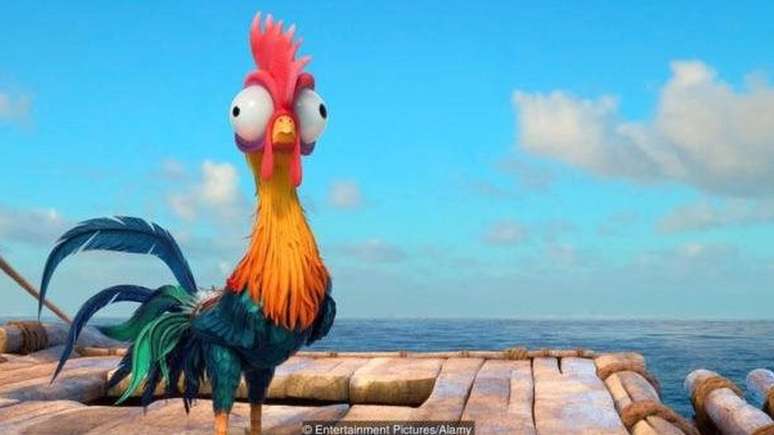 Heihei, personagem da anima&ccedil;&atilde;o Moana, &eacute; completamente burra
