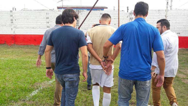 Marlon Natanael foi preso durante partida da segunda divisão do Gaúcho
