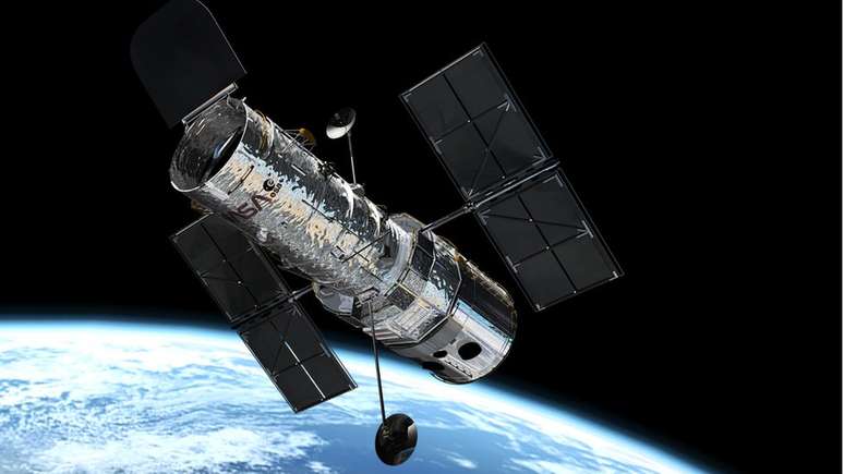 O telescópio espacial Hubble mergulhou em seis bilhões de anos luz para fazer as imagens