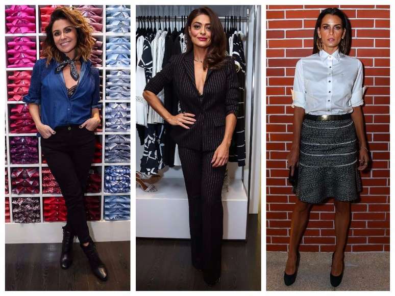 Fernanda Motta e a eterna camisa branca