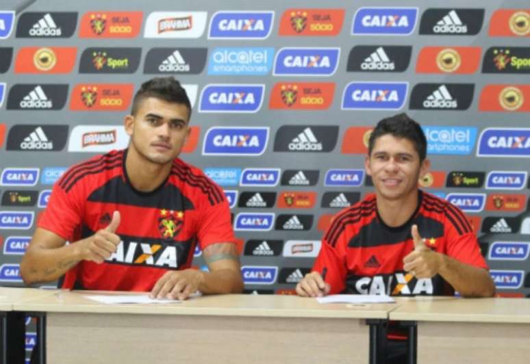 Igor Ribeiro e Osvaldo foram apresentados oficialmente no Sport. Atacante estava sem espaço no Flu e já trabalhou com Ney Franco