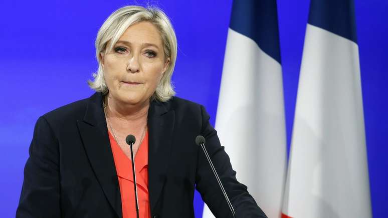 Apesar de votação recorde para seu partido, desempenho de Le Pen nas urnas ficou abaixo do esperado